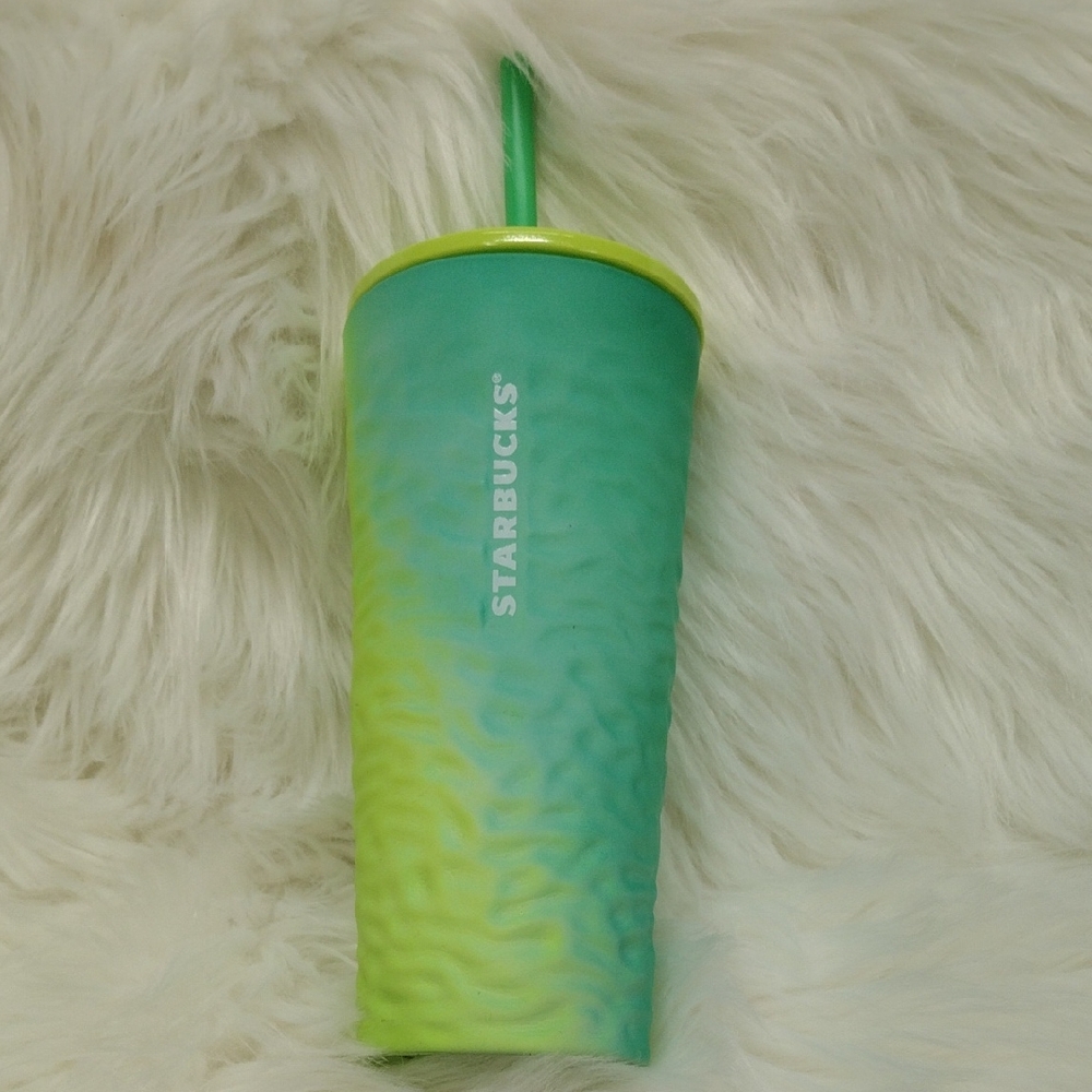 Starbucks Vibrant Green Ombre Tumbler